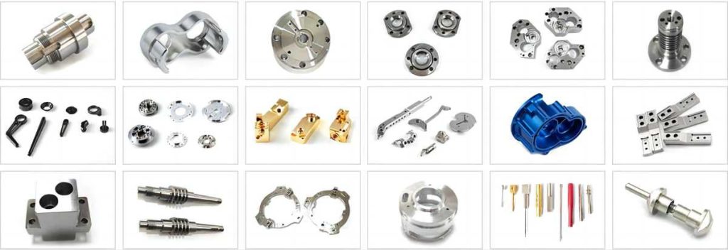 CNC lathe parts made of various materials