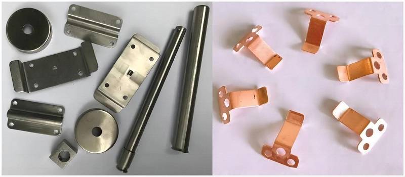 metal stamping parts made of different materials