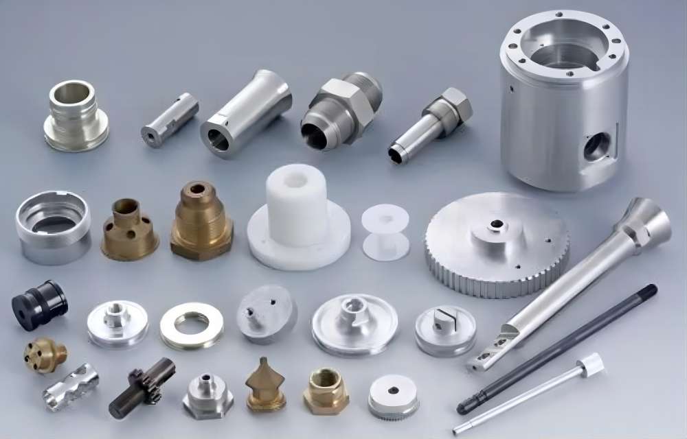 CNC machining parts made of different materials