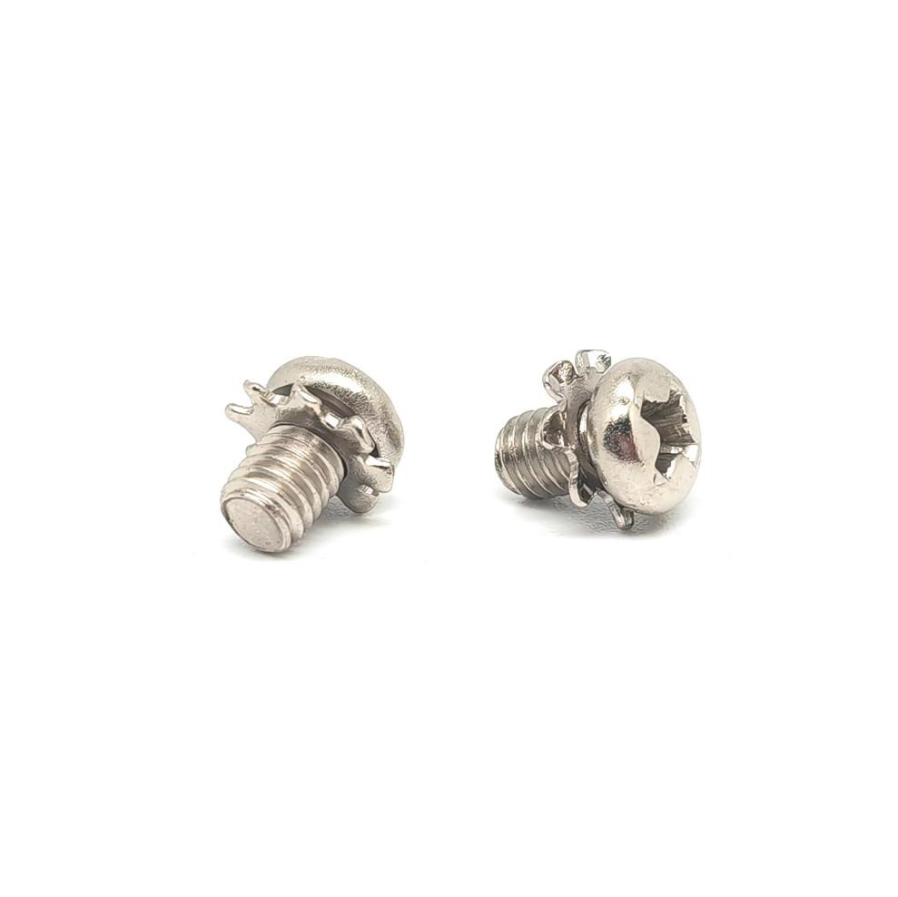 Pan Head Screws with Jagged Washer
