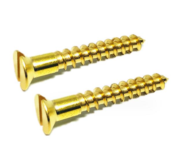 Slotted Countersunk (Flat) Head Wood Screws