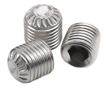 Knurled Hexagon Socket Set Screws with Cup Point Manufacturer