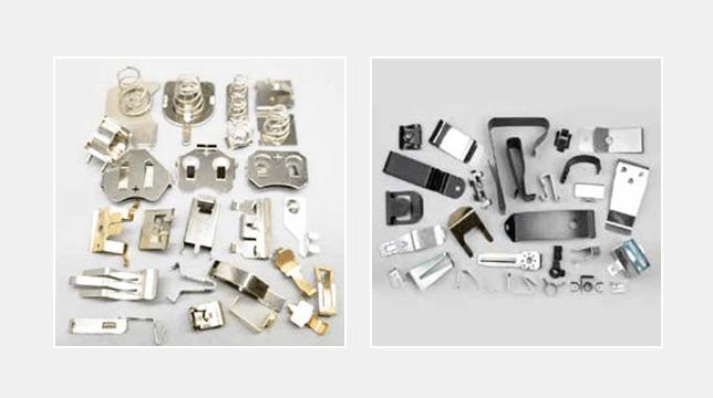 Stamped Components in different materials