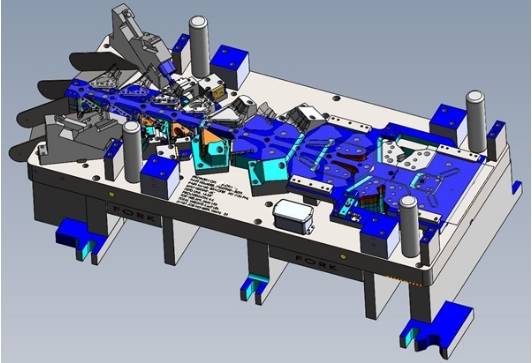 drawings of progressive stamping dies