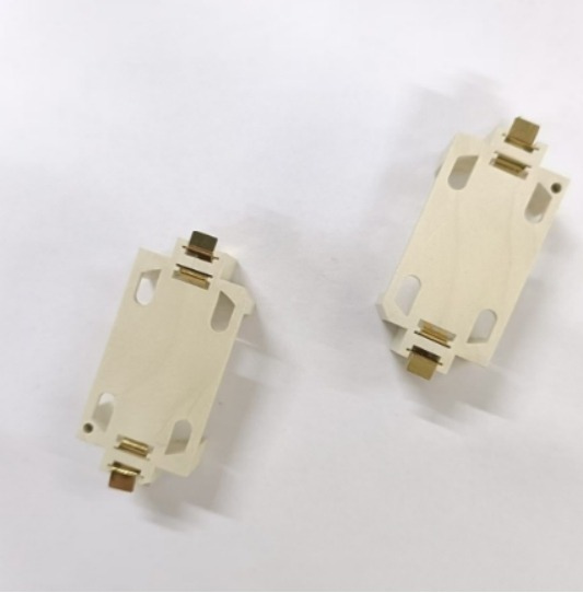 Gold Plated SMT Battery Holder
