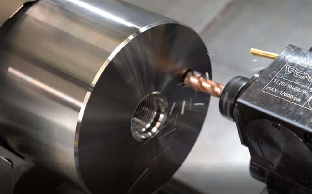Deep-hole CNC Drilling Operation