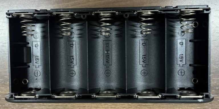 10 Slots D Battery Holder