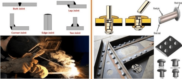 Welding Joint vs. Riveting Joint