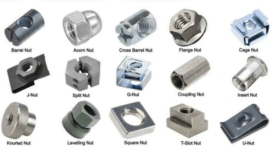 Nuts types