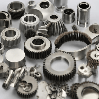 Brushing for CNC Parts