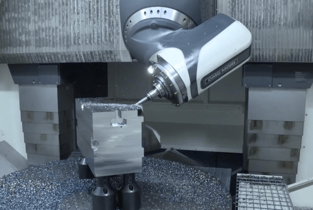 CNC machining part production