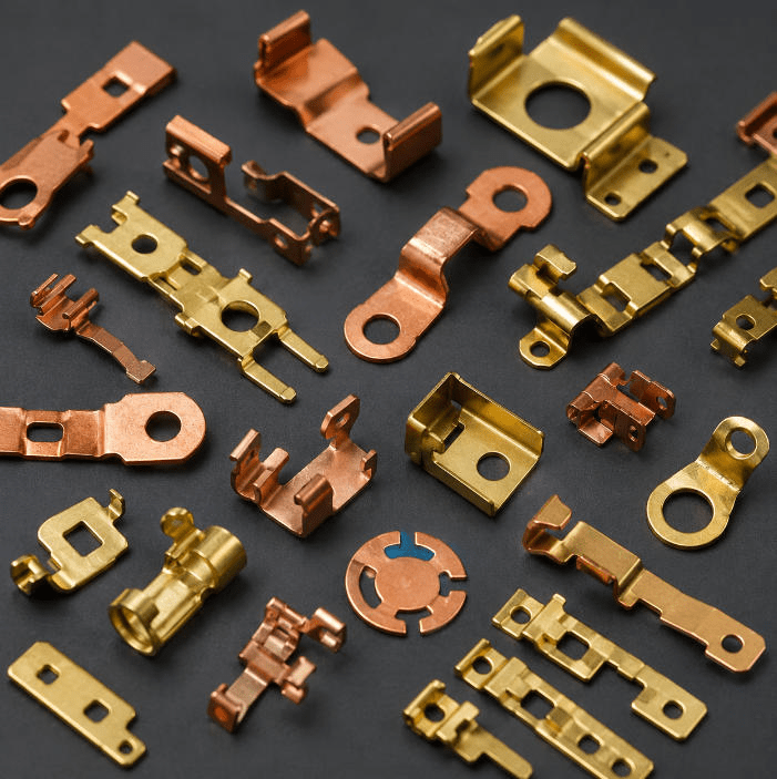 Copper and Brass Stamped Part