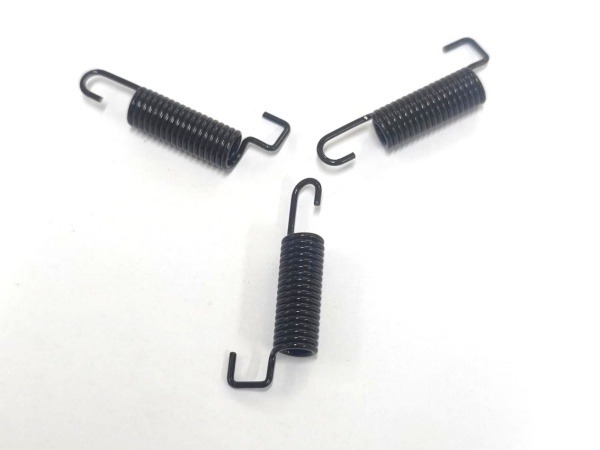 Custom Black Zinc Plated Extension Springs
