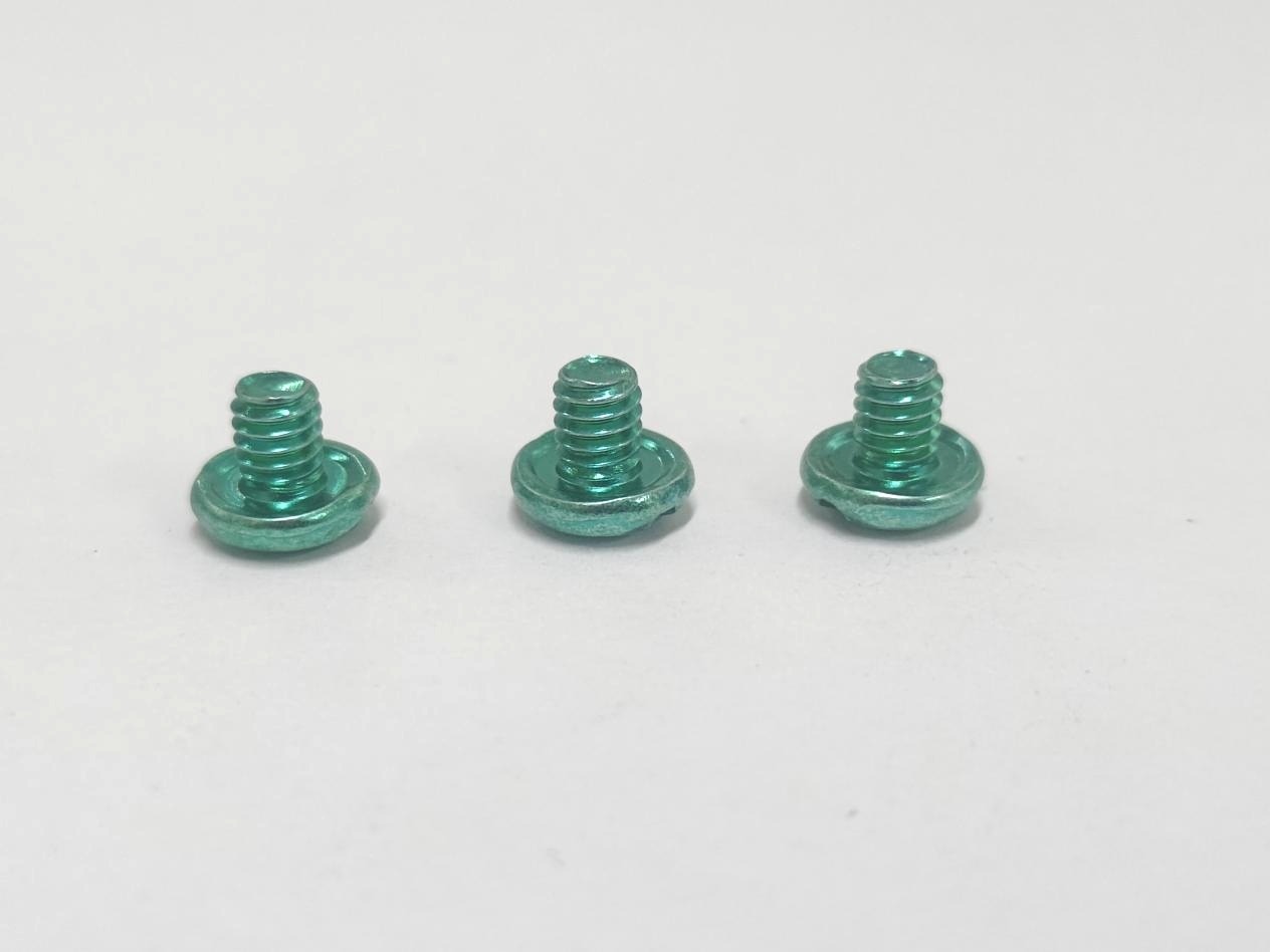 Green Zinc-Plated Pan Head Combination Screw Factory