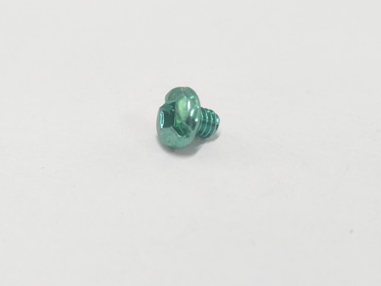 Green Zinc-Plated Pan Head Combination Screw