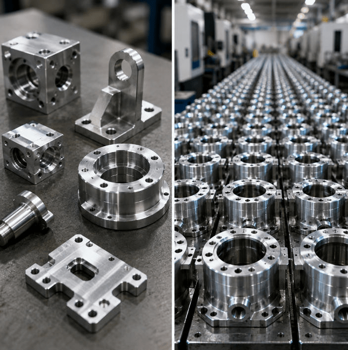 Small Batch vs. Mass CNC Production