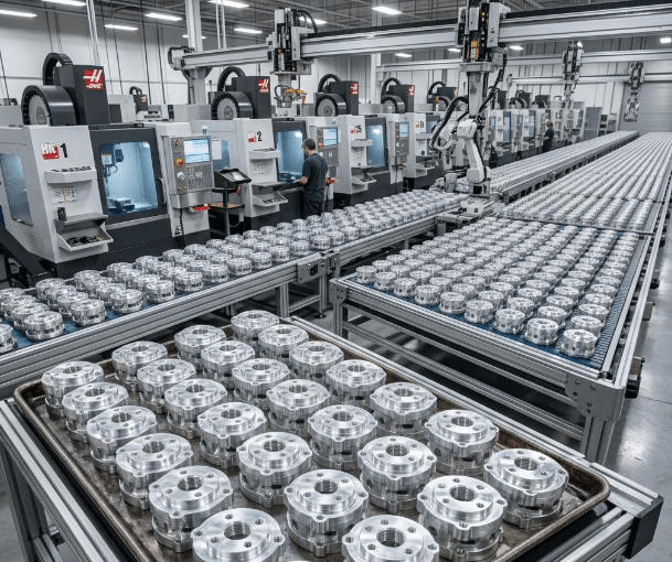 mass Production of CNC parts