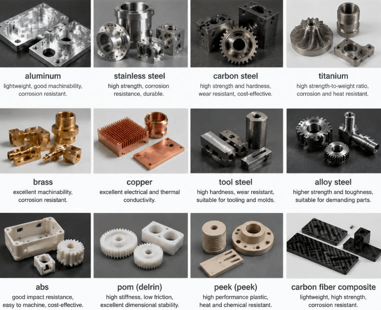 Common CNC Machining Material