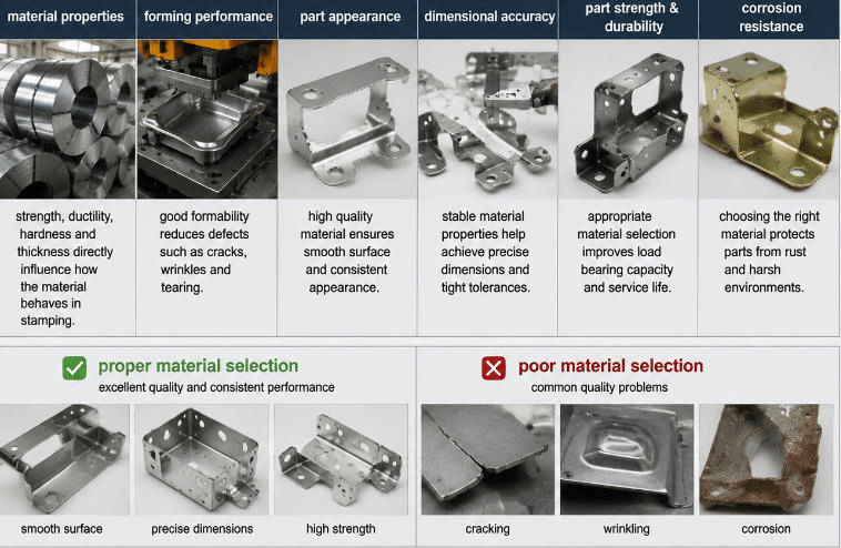 How Material Selection Affects Stamping Parts Quality