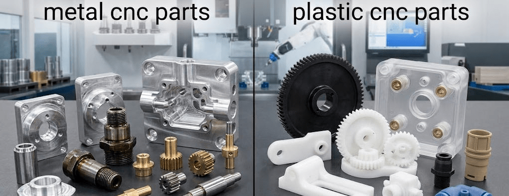 Metal vs. Plastic CNC Parts