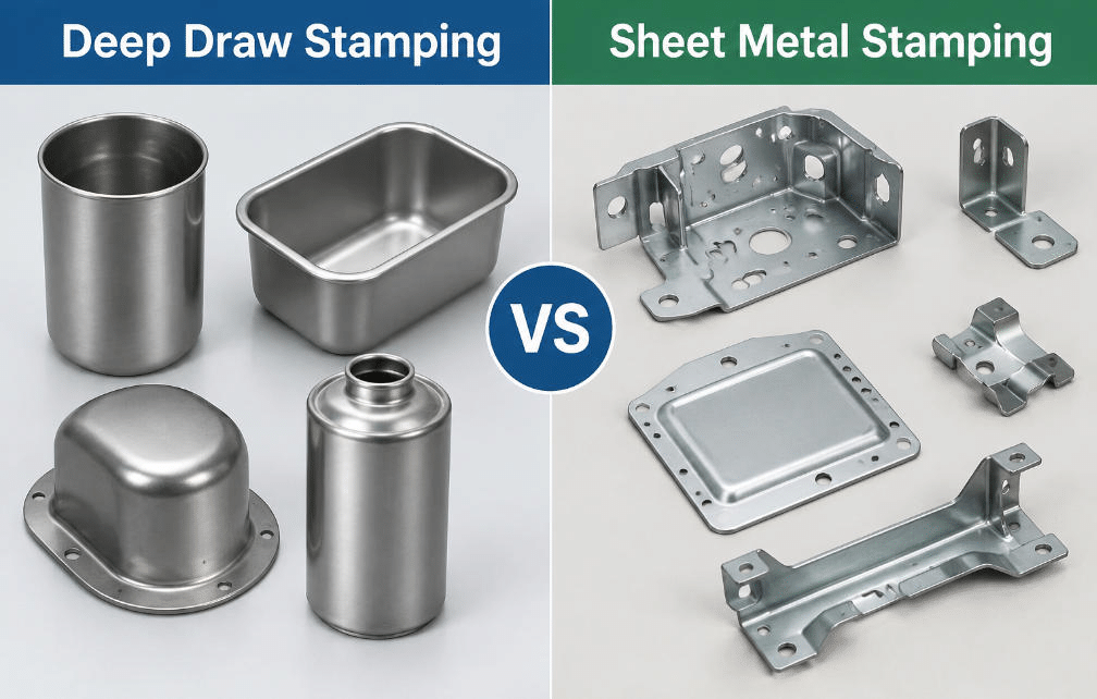 Deep Draw Stamping vs Sheet Metal Stamping