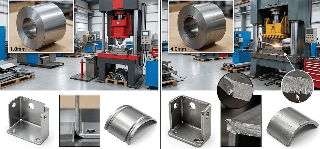 How Material Thickness Affects Stamping Parts