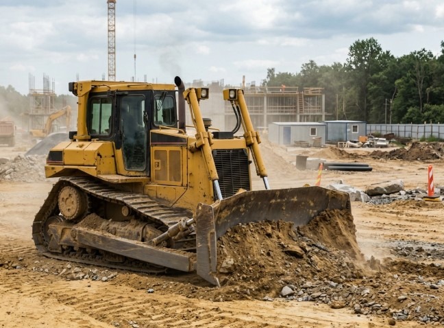 bulldozers uses cnc machining parts