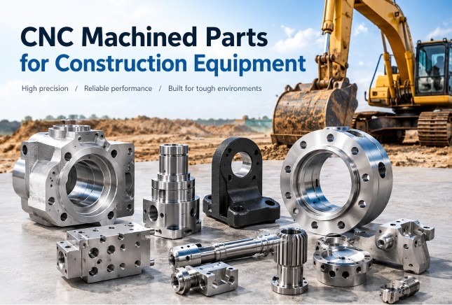 cnc machined parts for construction equipment